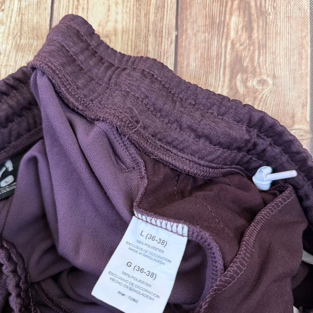 All in Motion Qwick Dry Jogger Pants Mens Large Burgundy Athletic Relaxed